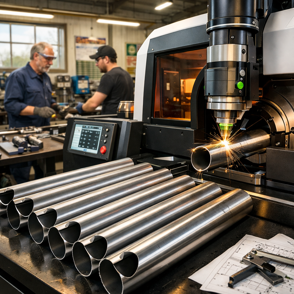 Pipe Notching Process Notching